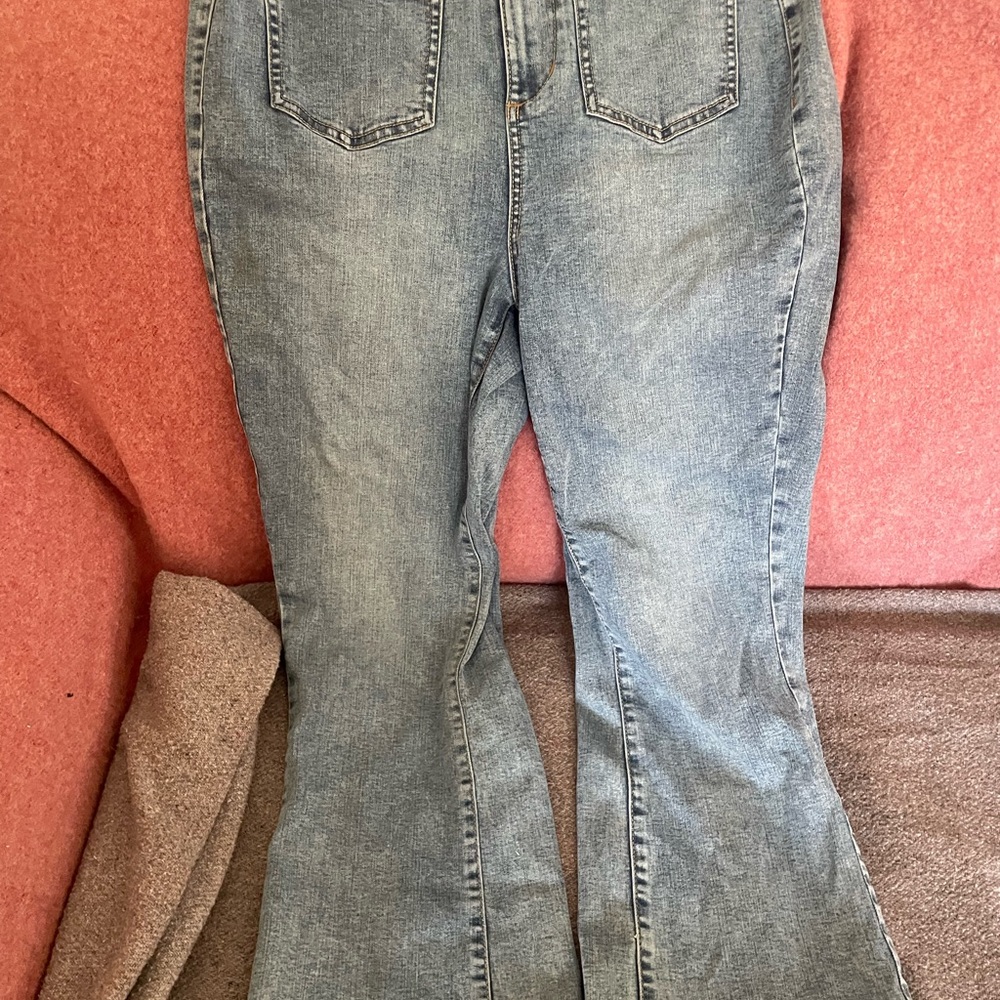 Light Blue Flare Jeans